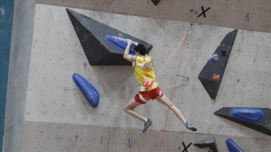 Milli tırmanış sporcusu Muhammed Oğuz'un hedefi olimpiyata katılmak
