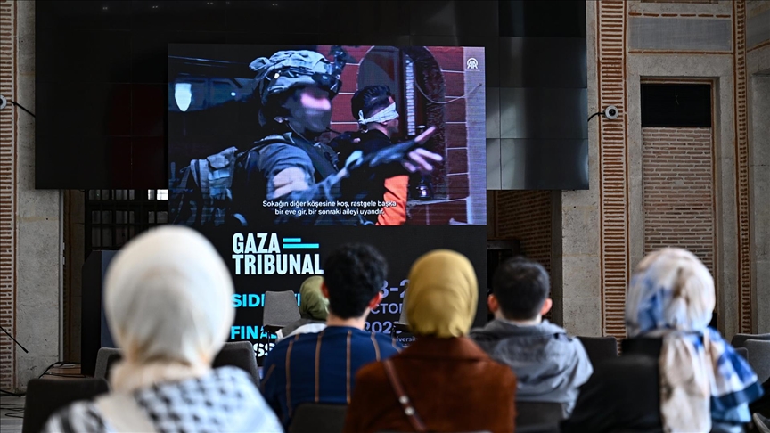 "Gazze Mahkemesi: Nihai Oturum"unda AA'nın "Kanıt" belgeseli izlendi