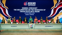 Summit of Southeast Asian nations opens in Malaysia with Timor-Leste joining as 11th member