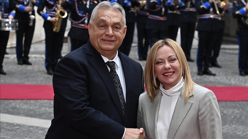 Hungarian Premier Orban discusses Ukraine conflict in meetings with Italy's Meloni, Pope Leo