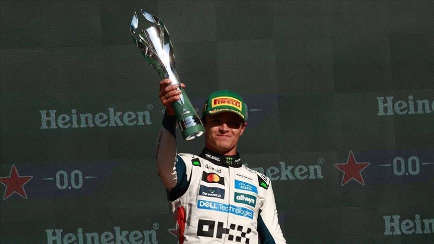 لندو نوریس قهرمان مسابقات فرمول یک گرندپری مکزیک شد