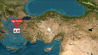 Li Behra Egeyê bi mezinahiya 4an erdhej çêbû