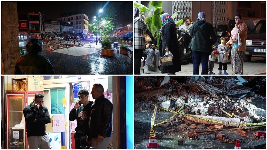 Li Balikesirê bi mezinahiya 6,1ê erd hejiya