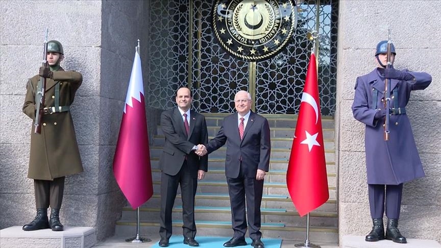 Wezîrê Parastina Neteweyî Guler mazûvaniya hemtayê xwe yê Qeterî El Sanî kir