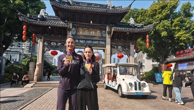 Dünya şampiyonu tekvandocular, olimpiyat madalyasına odaklandı