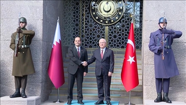 Wezîrê Parastina Neteweyî Guler mazûvaniya hemtayê xwe yê Qeterî El Sanî kir