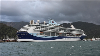 В Мармарис прибыло 1840 туристов на круизном лайнере «Marella Discovery 2»