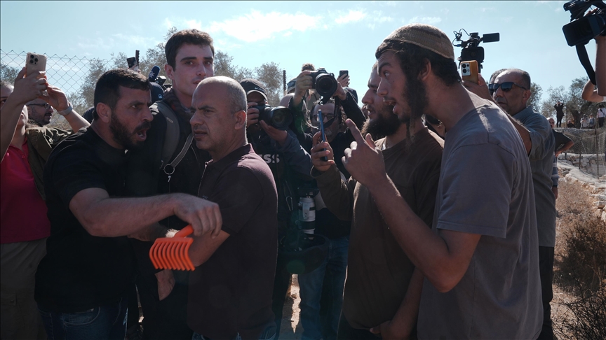 Îsraîliyên ku axa Filistînê xesb kirine nehiştin ku li Şerîaya Rojava zeytûn bên daweşandin û berhevkirin