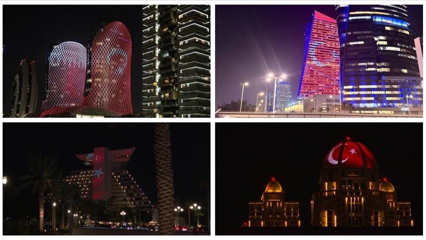 الدوحة تكتسي بالعلم التركي احتفالا بعيد الجمهورية 102