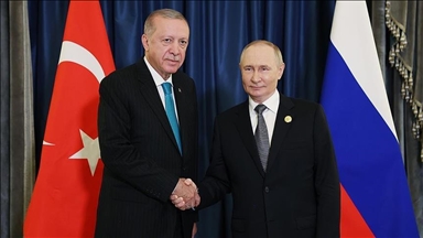 Putin sends early Republic Day greetings to Erdogan, Kremlin says