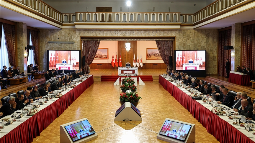 Komîsyona Hevgirtina Neteweyî, Biratî û Demokrasiyê bi serokatiya Serokê TBMMyê Numan Kurtulmuş civiya