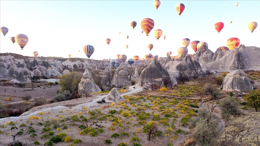 Есента создаде спектакуларни пејзажи во Кападокија