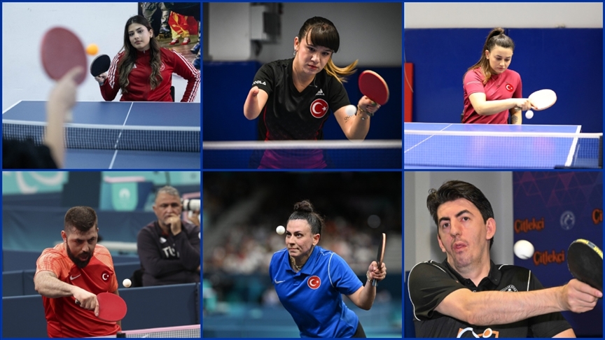 Milli para masa tenisçilerden Fransa'da 1'i altın 5 madalya