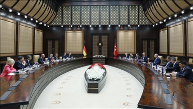 أنقرة.. أردوغان وميرتس يرأسان اجتماعا موسعا 