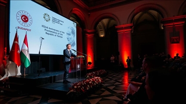 Macaristan'ın başkenti Budapeşte'de 29 Ekim Cumhuriyet Bayramı kutlandı