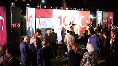 سفارة تركيا بالقاهرة تحتفل بالذكرى الـ102 لعيد الجمهورية