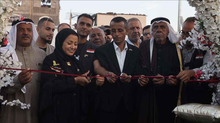 اللجنة المصرية بغزة تفتتح مخيما للأطفال للأيتام