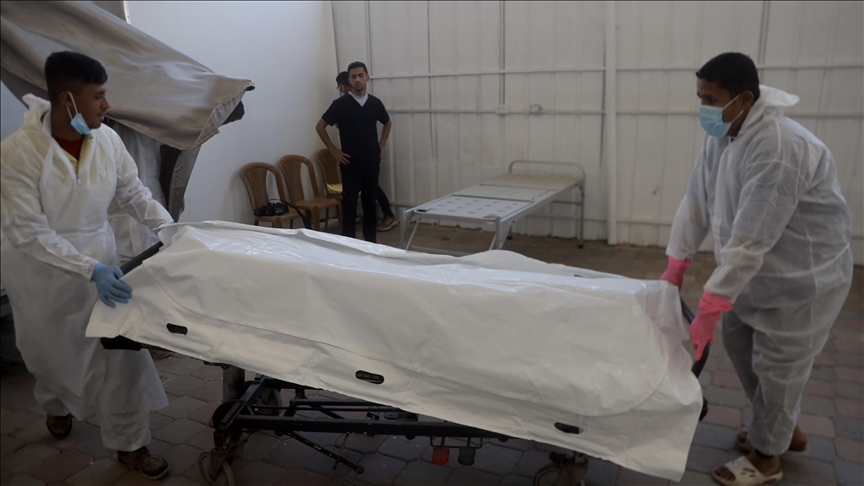 نەخۆشخانەی ناسر لە غەززە تەرمی ٣٠ فەڵەستینی دیکەی لە ئیسرائیل وەرگرتەوە