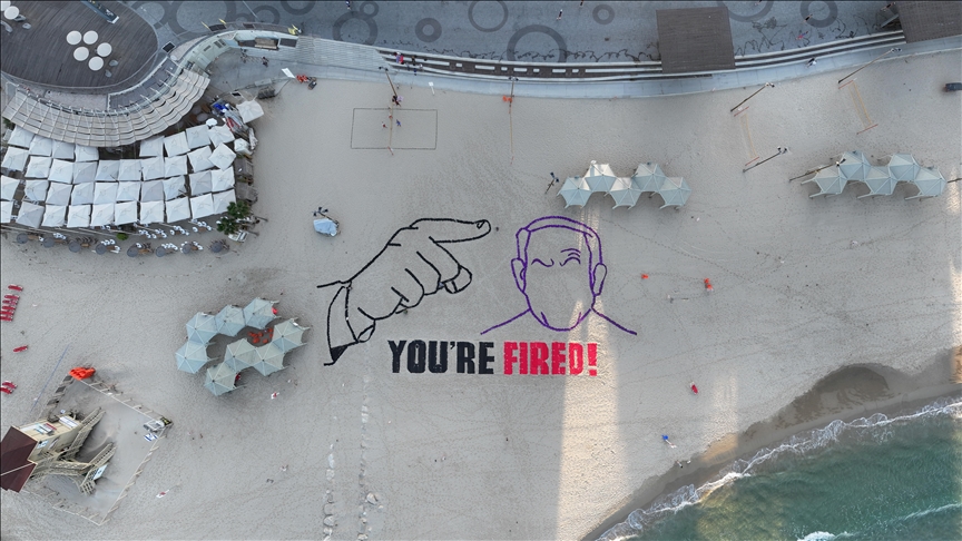 Aktivisti održali protest na plaži protiv Netanyahua ispred američke ambasade u Izraelu