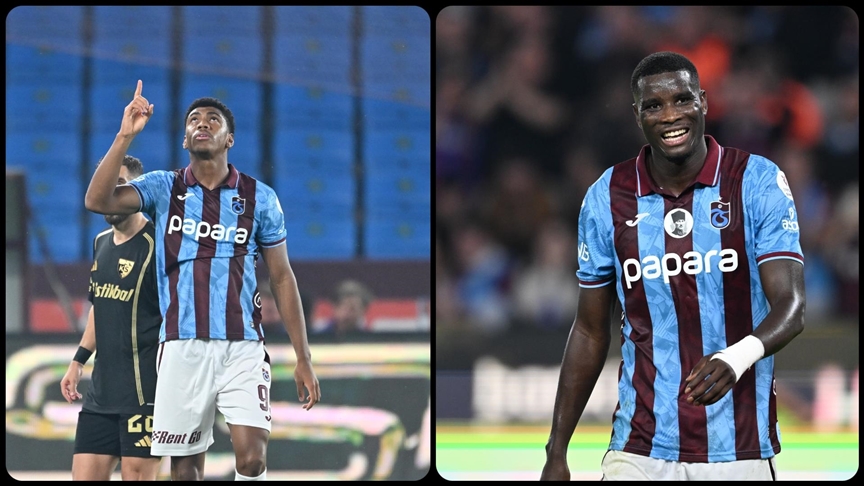Trabzonspor'un Galatasaray maçında gol güvenceleri Onuachu ve Augusto