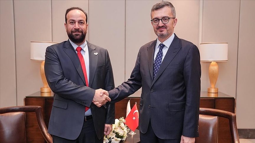 Cumhurbaşkanlığı İletişim Başkanı Duran, Suriye Enformasyon Bakanı Mustafa ile görüştü