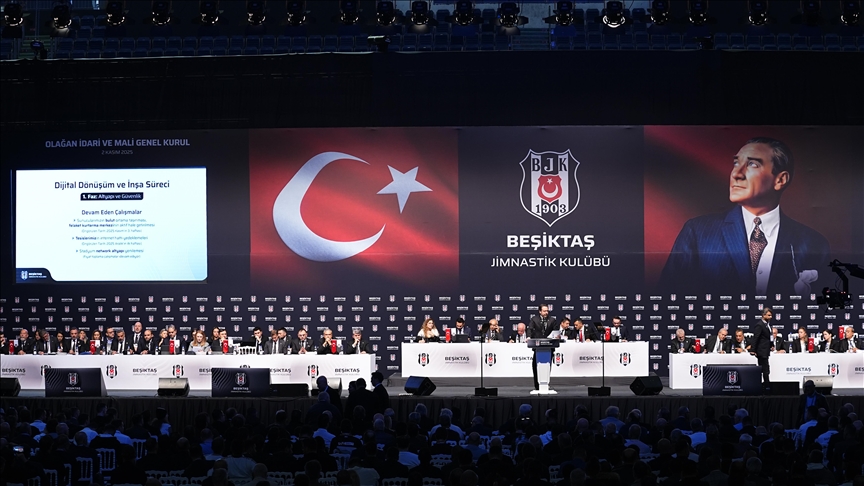 Beşiktaş Kulübünün idari ve mali genel kurul toplantısı yapıldı