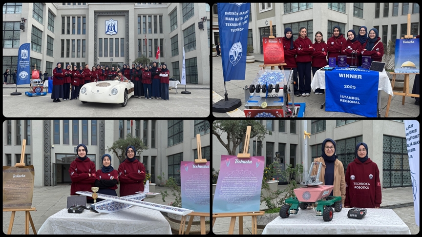 Kız öğrenciler, geliştirdikleri projelerle imam hatip geleneğini teknolojiyle buluşturuyor