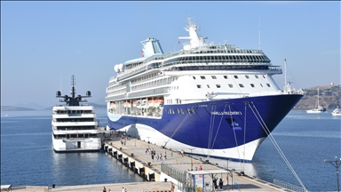 В Бодрум прибыли два круизных лайнера с 1853 пассажирами на борту