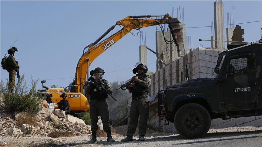 Cisjordanie occupée : l’armée israélienne détruit deux maisons appartenant à des Palestiniens