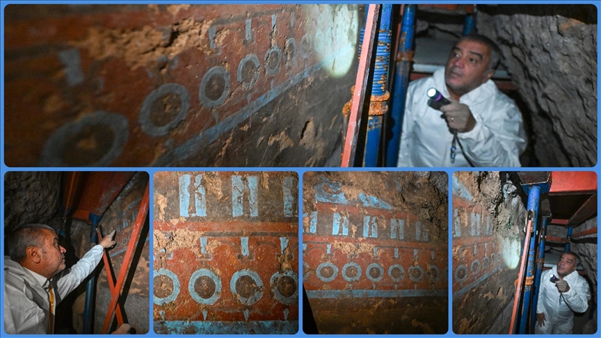 Urartuların yer altındaki gizemli yapısındaki duvar resimlerine özel koruma