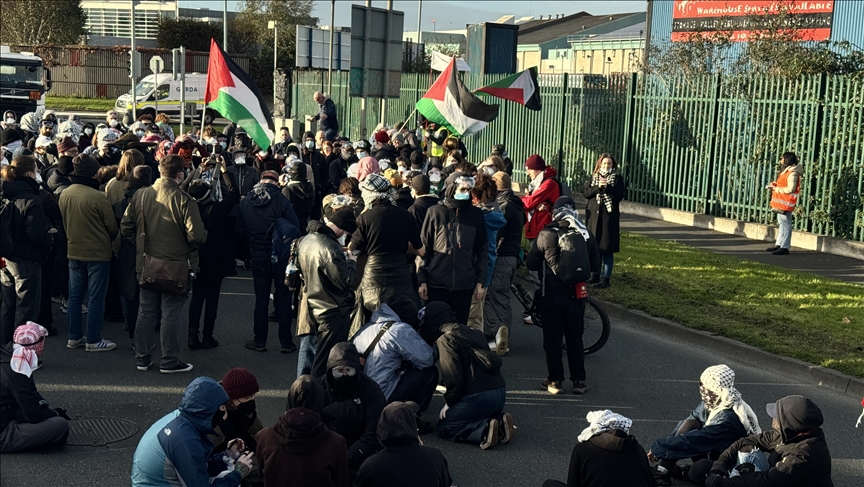 На демонстрации во Даблин осудени израелските прекршувања на прекинот на огнот во Газа
