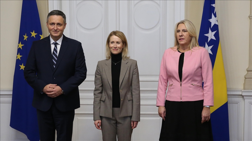 Kaja Kallas održala sastanak s članovima Predsjedništva BiH