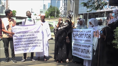 Refugjatët sudanezë në Xhakarta protestojnë dhe kërkojnë veprim të OKB-së për krizën në Sudan