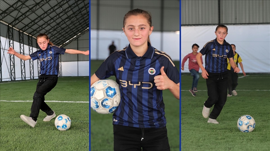 Hakkarili "sarı fırtına" lakaplı Gül Yıldız istedi, mezraya halı saha yapıldı