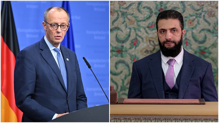 Almanya Başbakanı Merz, Suriye Cumhurbaşkanı Şara'yı Almanya'ya davet etti
