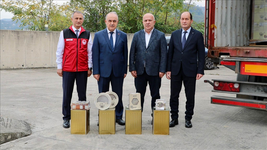 Ordu'dan İngiltere'ye 8,8 ton bal ihraç edildi