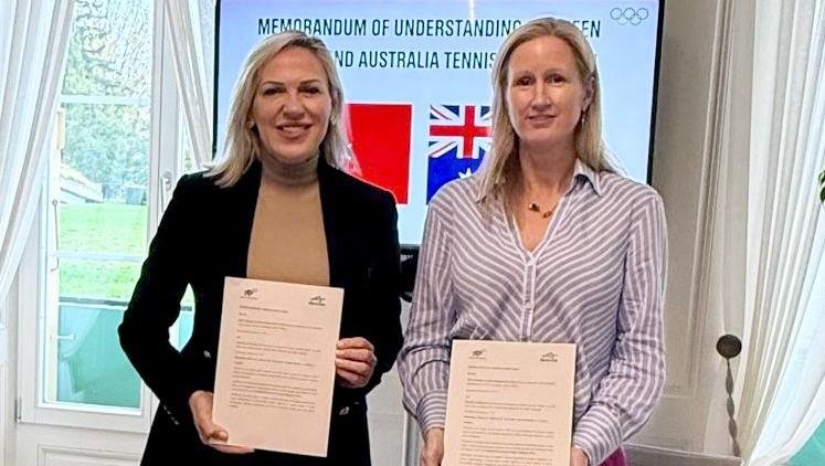 Türkiye ile Avustralya tenis federasyonları arasında iş birliği protokolü imzalandı