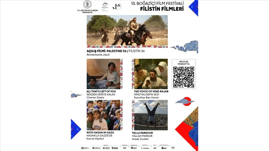 Filistin filmleri “13. Boğaziçi Film Festivali”nde izleyiciyle buluşacak