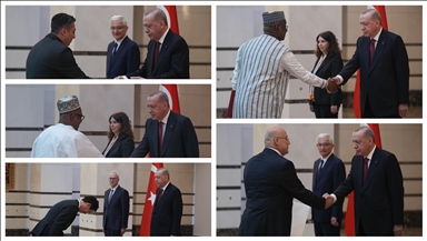 New ambassadors present their credentials to Turkish President Erdogan