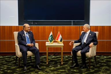 سەرکۆماری عێراق عەبدوللەتیف ڕەشید لەگەڵ سەرۆکی پاکستان ئاسف عەلی زەرداری کۆبوویەوە