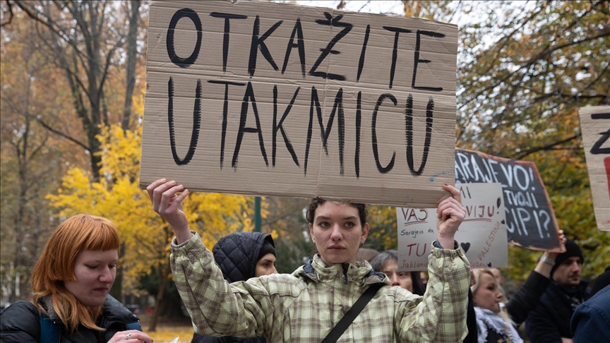 Protesta në Sarajevë, kërkohet anulimi i ndeshjes së ekipit izraelit për shkak të luftës në Gaza