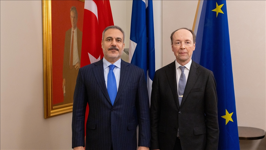 فيدان يلتقي رئيس البرلمان الفنلندي