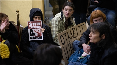 Протест во Сараево за откажување на натпреварот со израелскиот тим поради војната во Газа