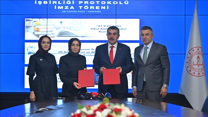 MEB ile Şule Yüksel Şenler Vakfı arasında okullarda kütüphane kurulumuna ilişkin protokol imzalandı