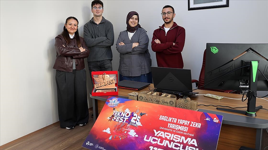 Yapay zekayla inmeyi erken teşhis etmeyi hedefleyen proje TEKNOFEST'te üçüncü oldu
