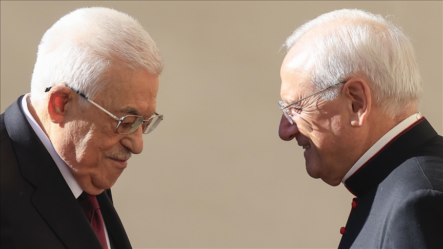 Папа Лев XIV встретился с президентом Палестинского государства Махмудом Аббасом