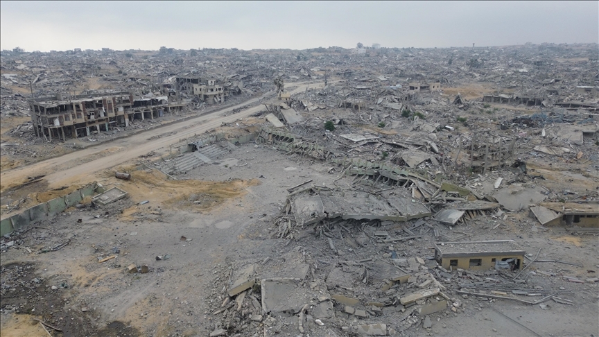 Сцени на тотално уништување во западна Газа по израелските напади