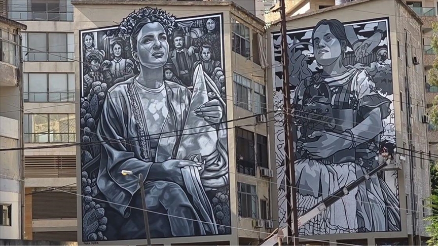 Мексиканская художница расписала стены Бейрута в честь 80-летия дружбы между Ливаном и Мексикой