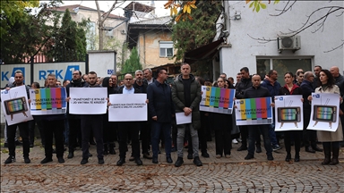  Косово: Вработените во јавниот сервис РТК протестираат поради платите