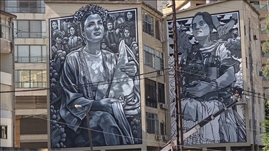 Мексиканская художница расписала стены Бейрута в честь 80-летия дружбы между Ливаном и Мексикой